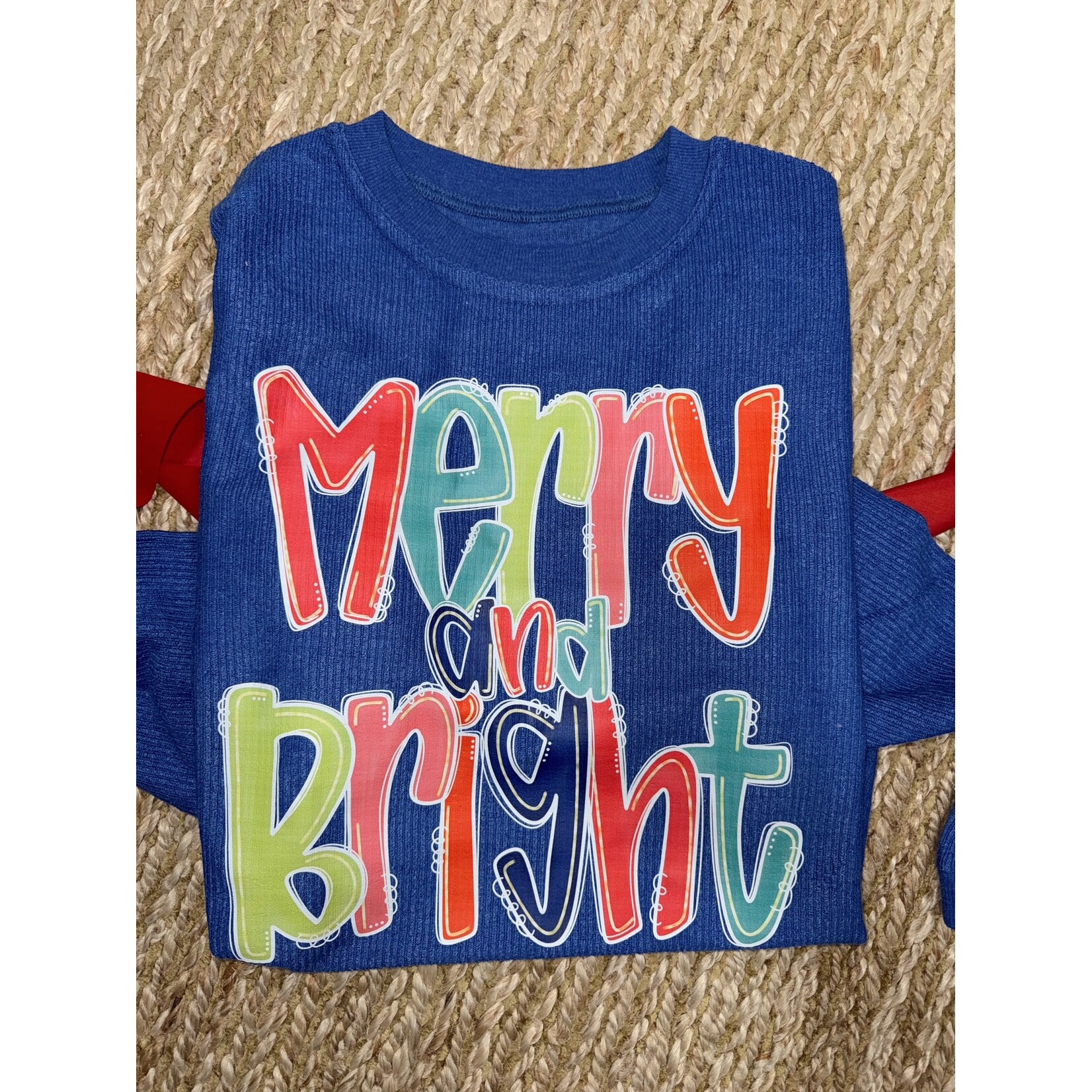 Boxercraft Merry and Bright Corded Crew