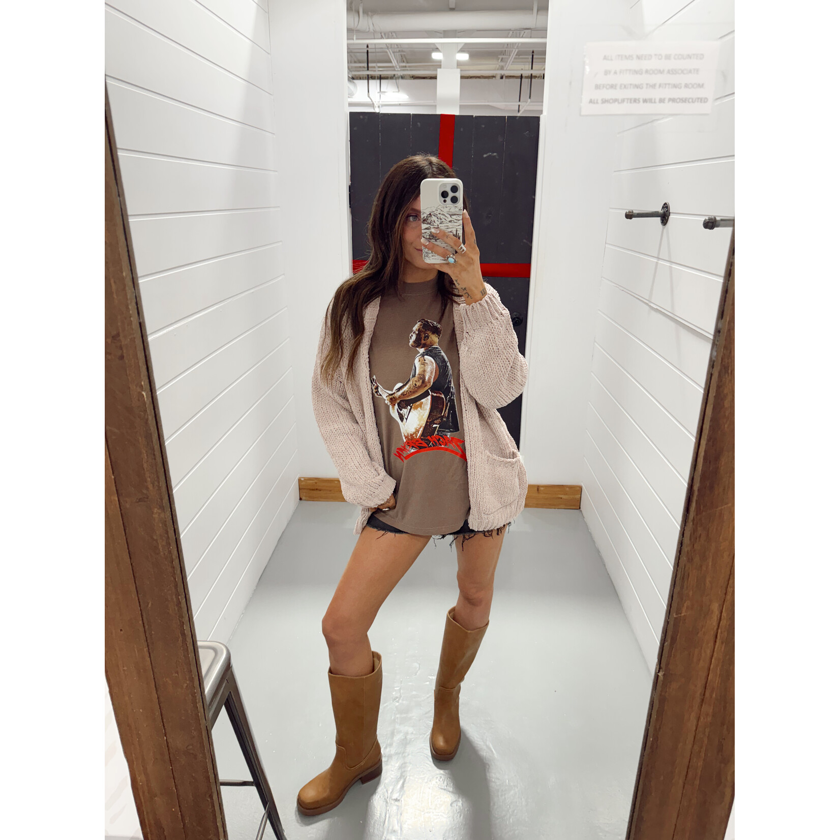 Chunky Chenille Cable Knit Cardi