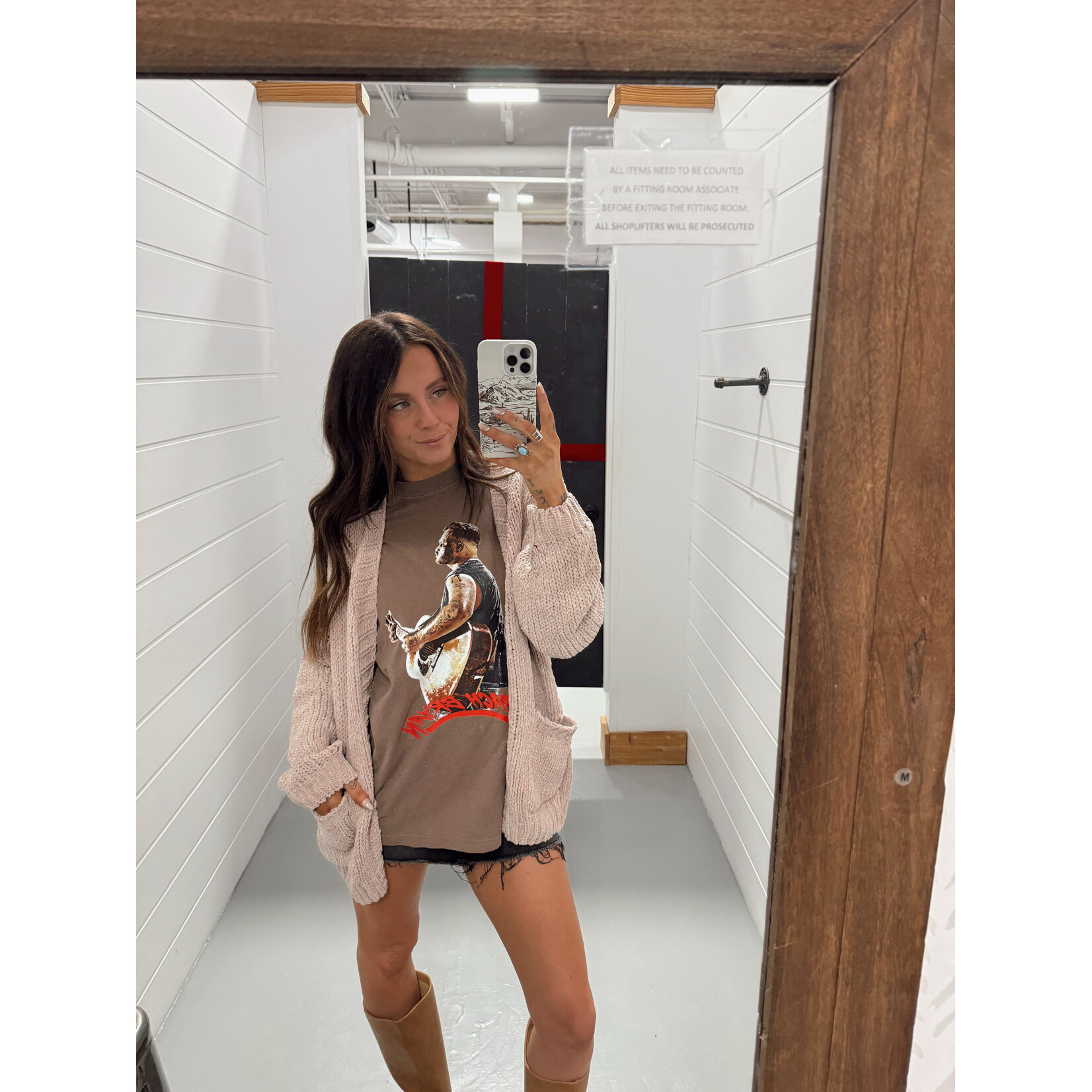 Chunky Chenille Cable Knit Cardi