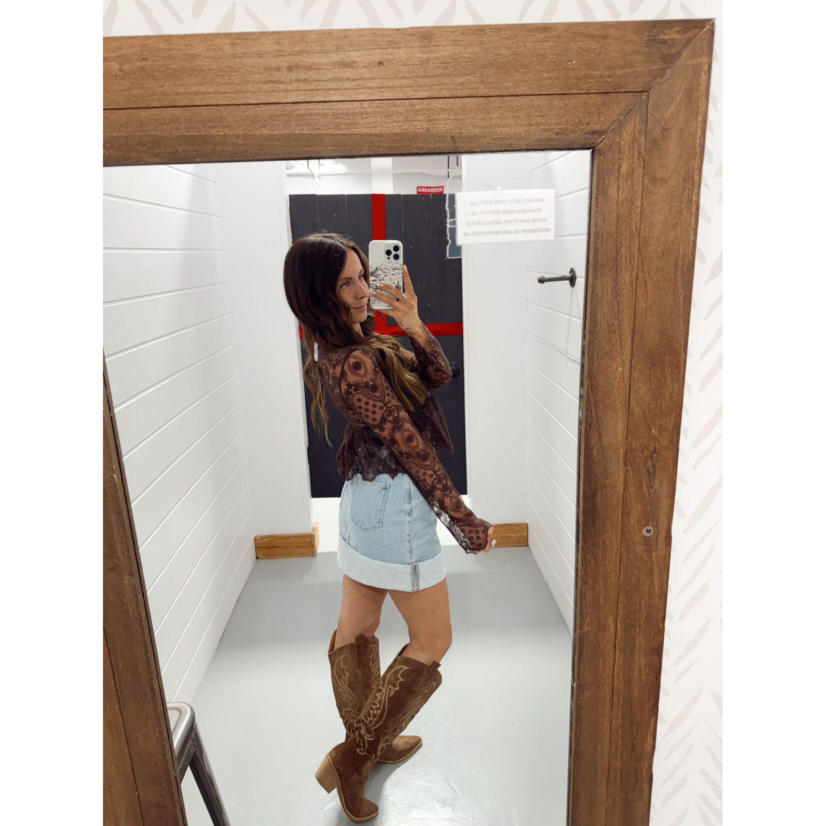 Croche Embroidered Top