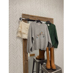 Embroidered Duck Knit Sweater