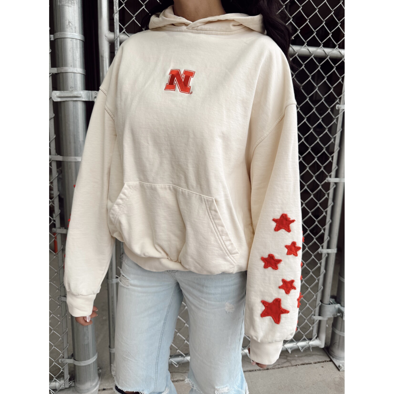 Nebraska Cornhuskers Star Stitch Hoodie