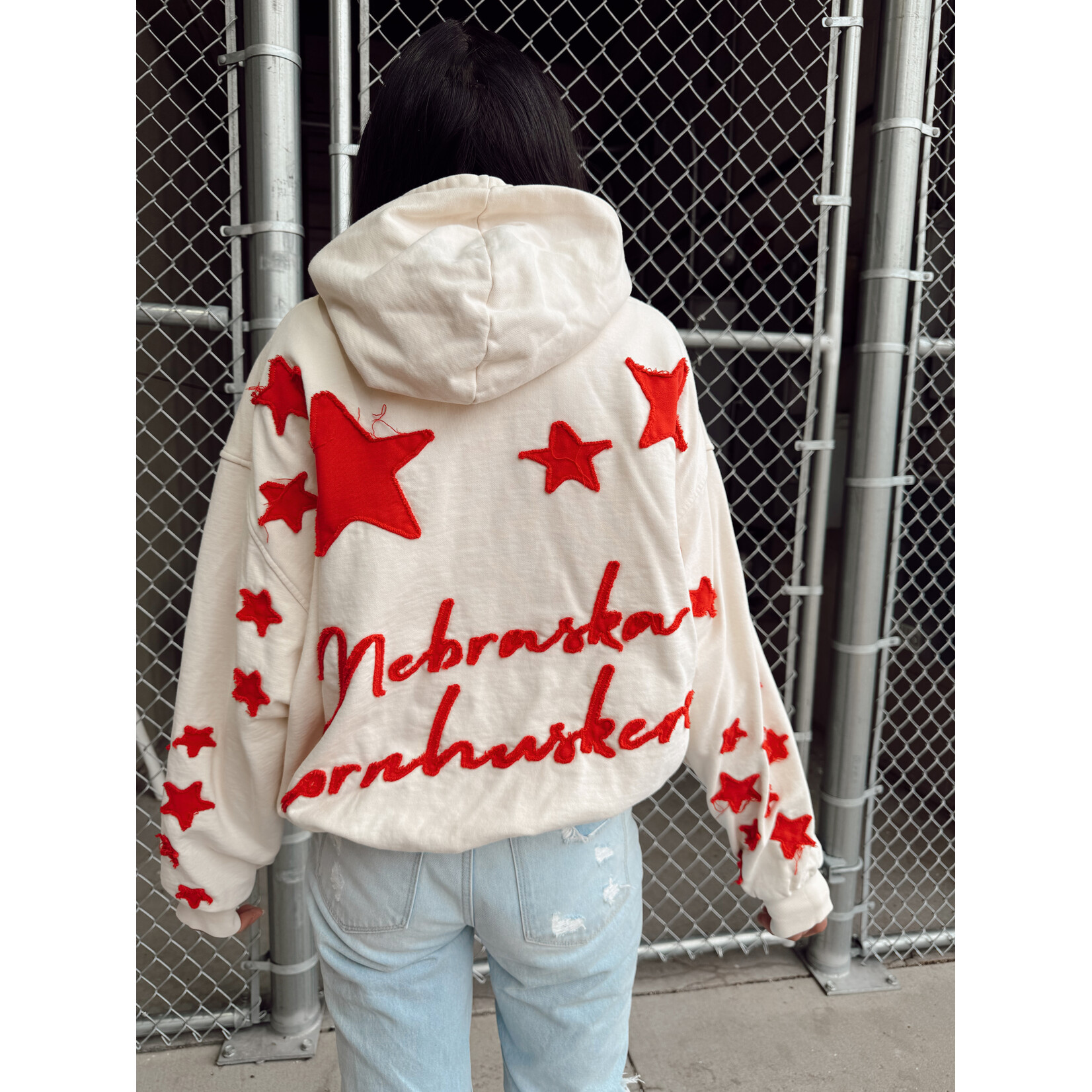Nebraska Cornhuskers Star Stitch Hoodie
