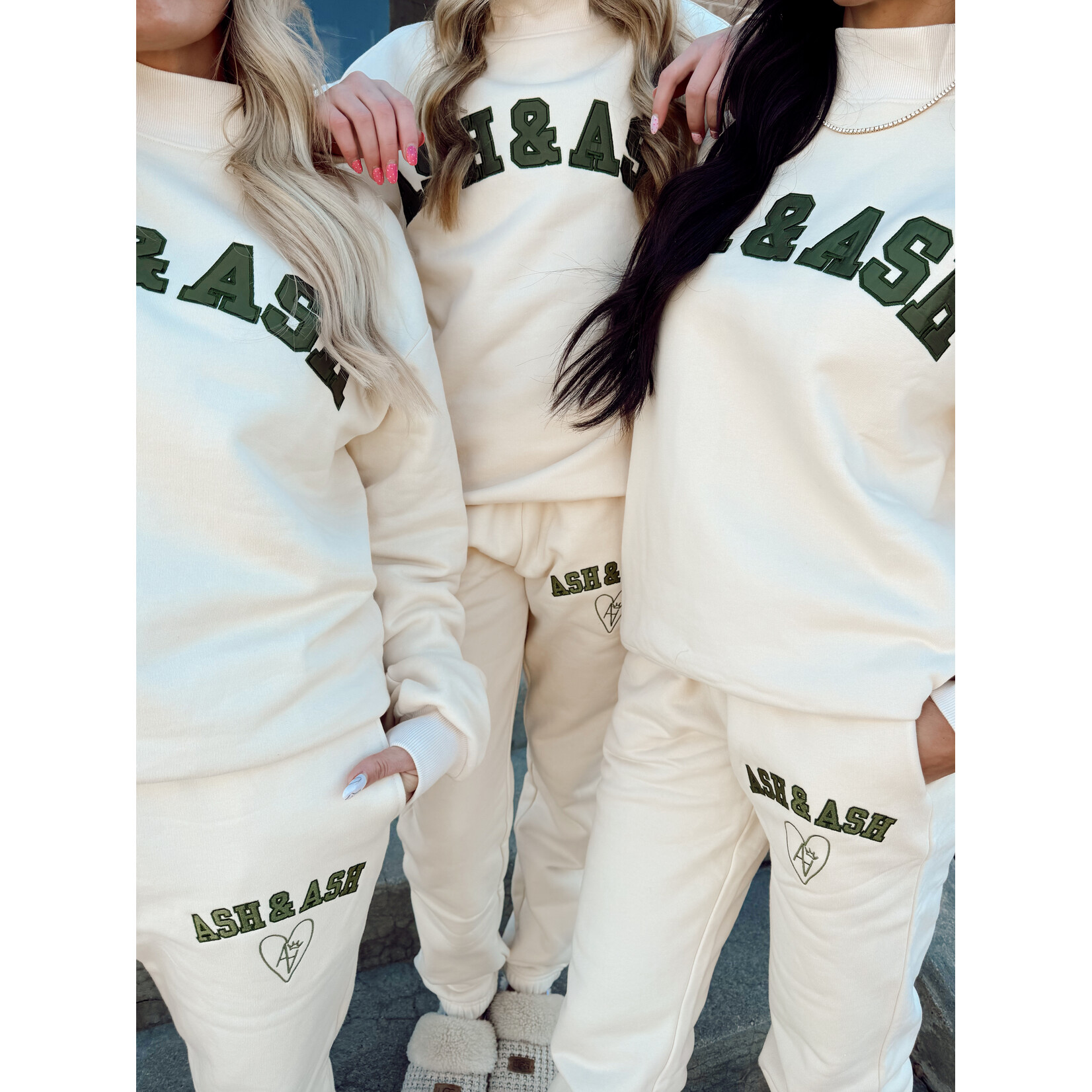 Ash & Ash Co. Arch Emb. Sweatpants