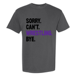 comfort colors Sorry Can't Wrestling Bye Tee