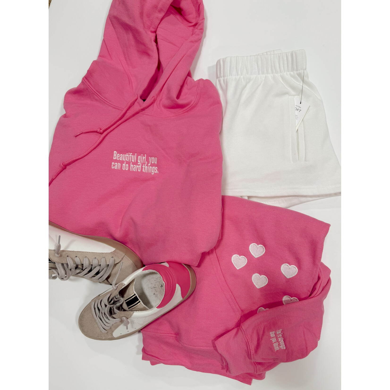 Gildan Beautiful Girl Embroidered Hoodie