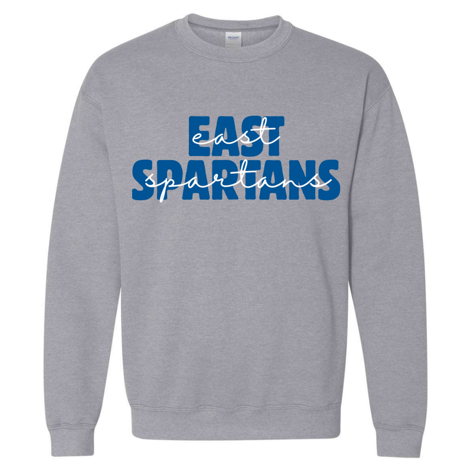 Gildan East Spartans Layered Crew