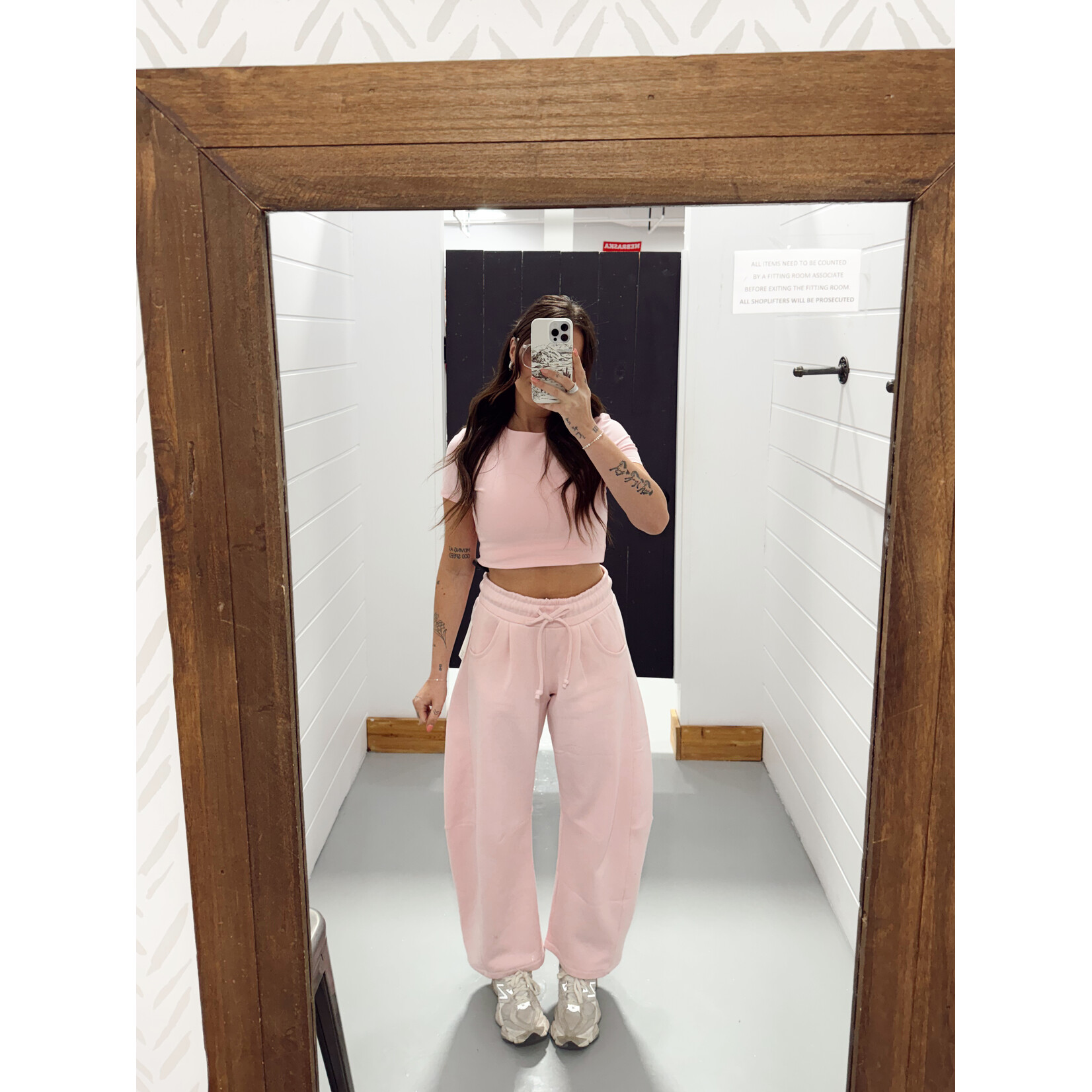 Fleece Baggy Barrel Sweatpants