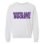 Gildan Northeast Rockets Cursive Contrast Crew