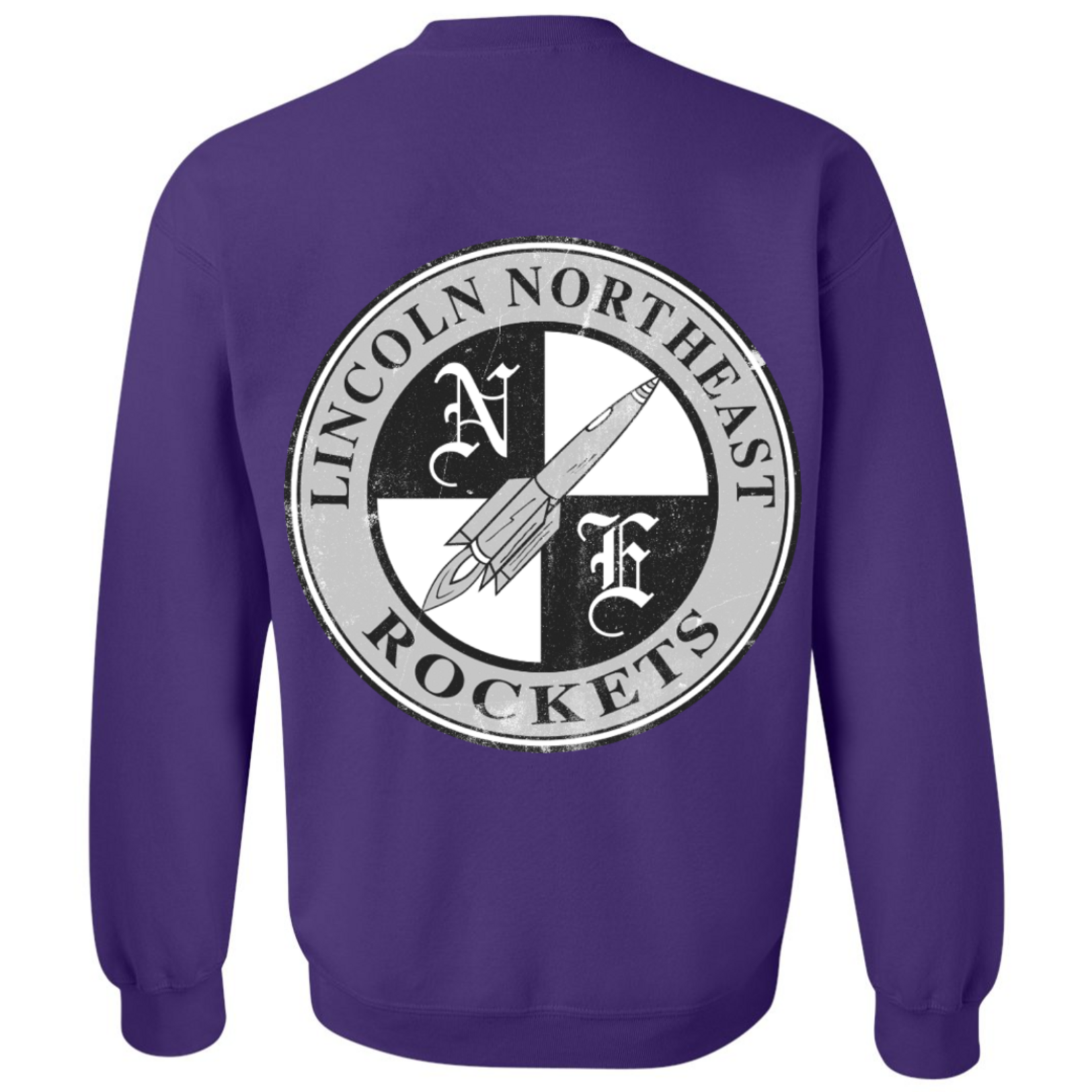 Gildan LNE Distressed Logo Crew