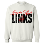 Gildan Lincoln High Links Contrast Crew