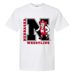comfort colors Nebraska Wrestling Herbie Tee