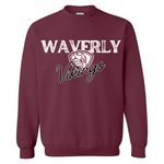 Gildan Waverly Vikings Rough Layered Crew