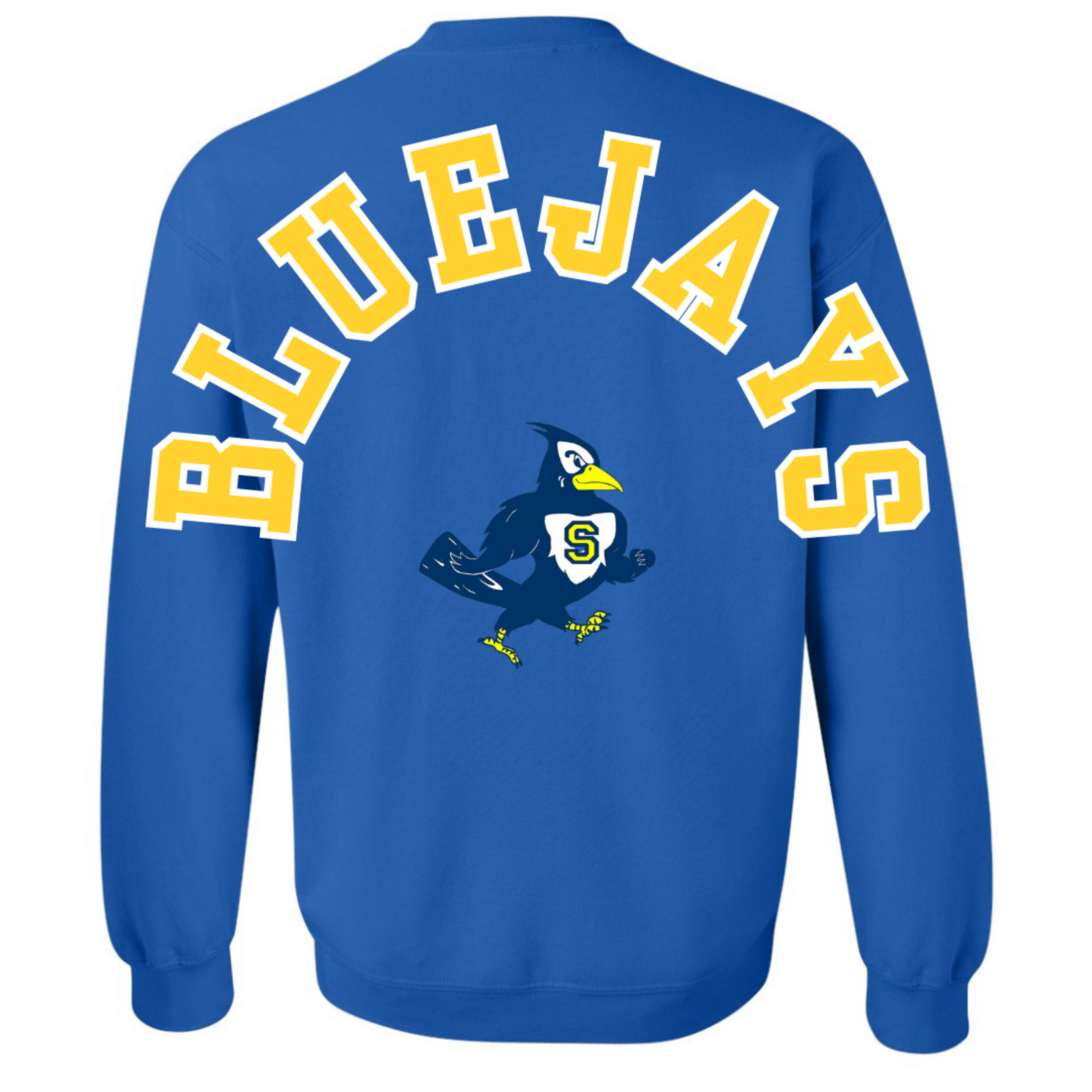Gildan Bluejays Bold Back Crew
