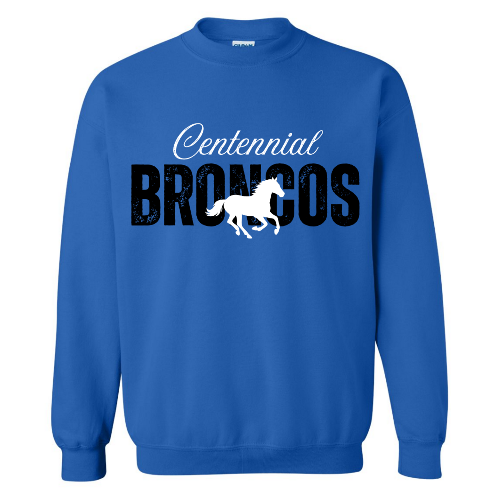 Gildan Centennial Broncos Contrast Crew