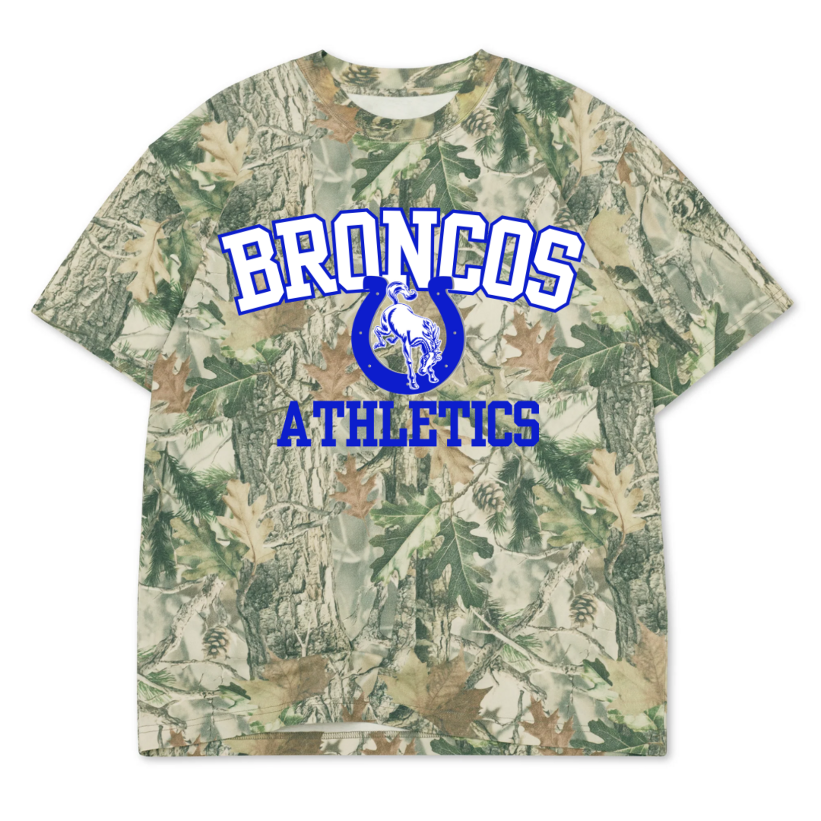 Cotton Collective Broncos Athletics Camo Tee