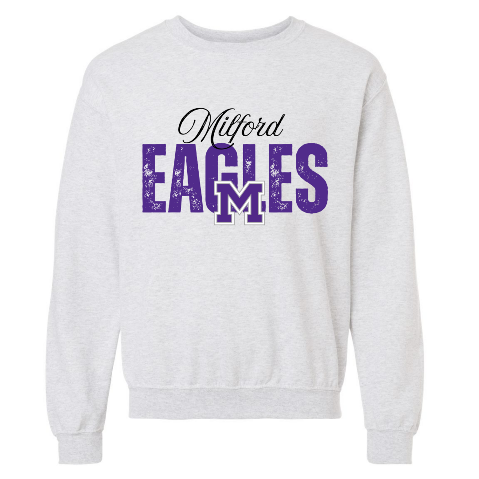 Gildan Milford Eagles Contrast Crew
