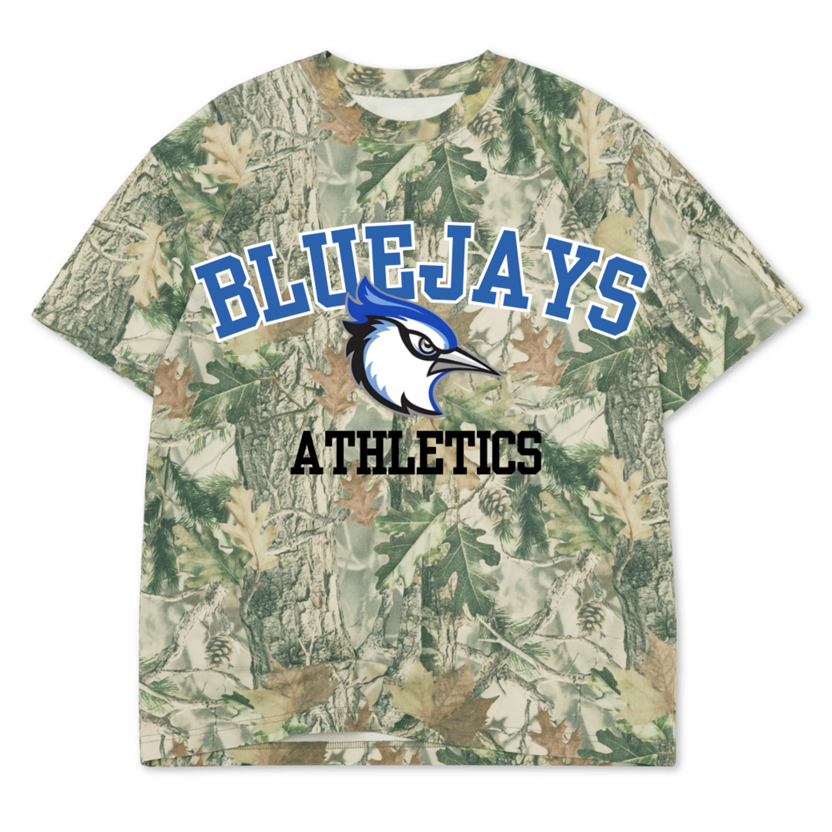Cotton Collective Bluejays Athletics Camo Tee