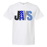 comfort colors Ashland Greenwood Jays Patchwork Tee