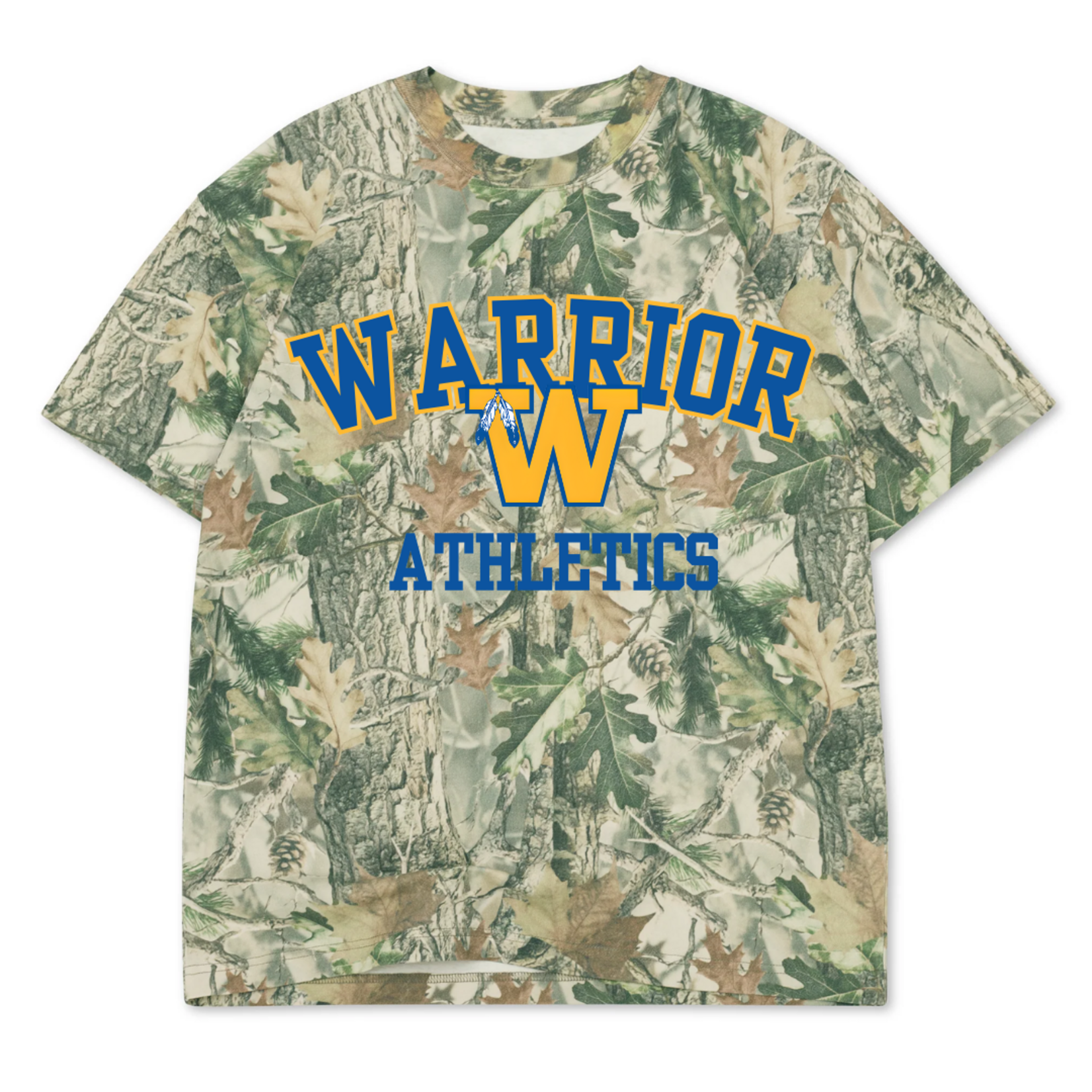 Cotton Collective Wahoo Warrior Athletics Camo Tee