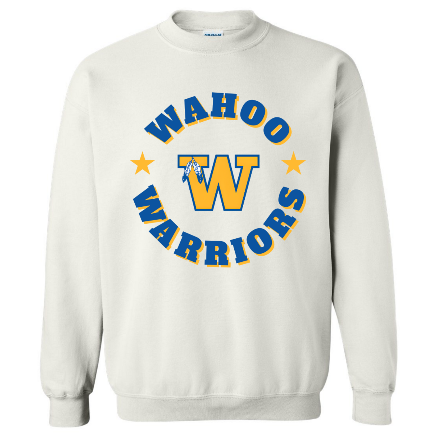 Gildan Wahoo Warriors Circle Crew