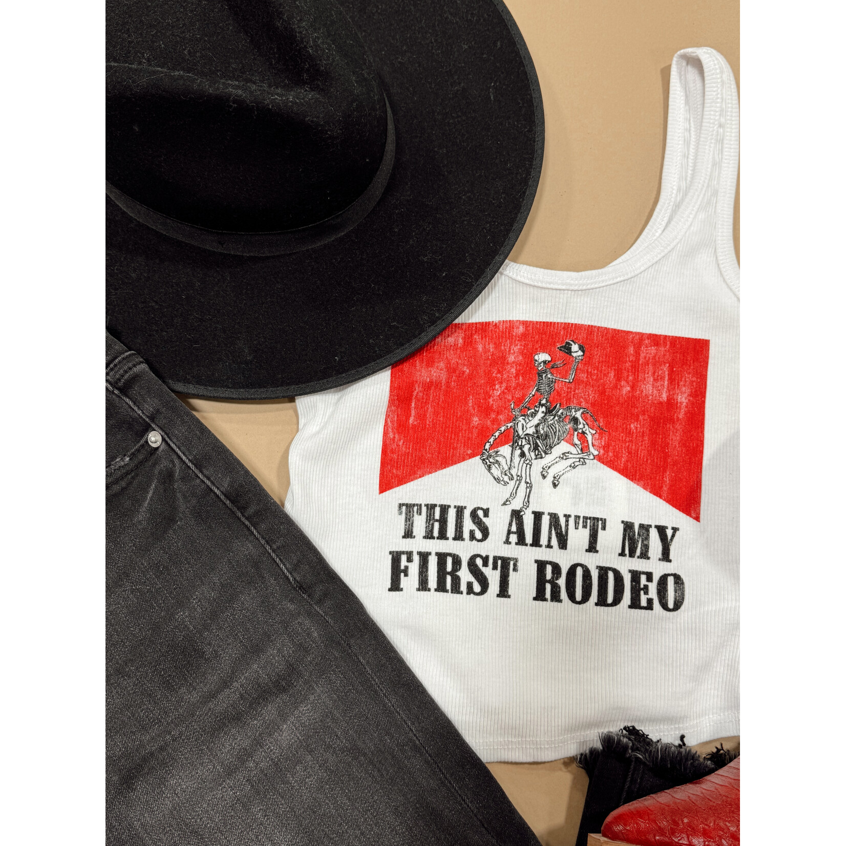 This Aint My First Rodeo Cowboy Tank