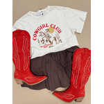 Cowgirl Club Cropped Tee