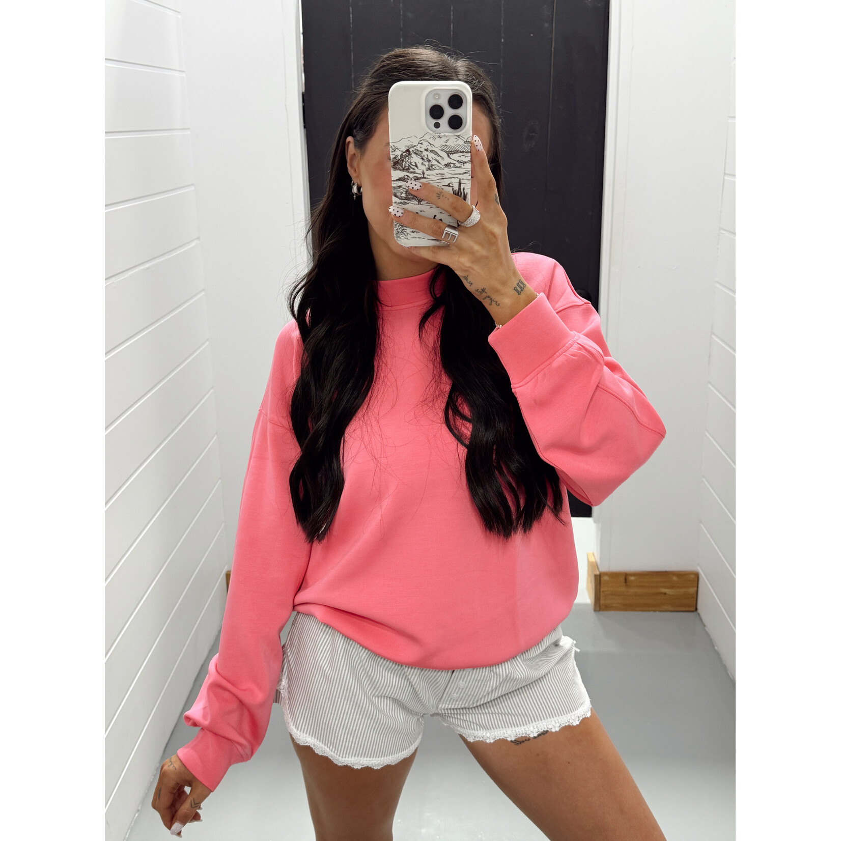 Scuba Mock Neck Pullover