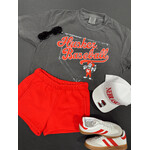 comfort colors Husker Baseball Home Plate Tee