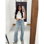 Hidden Brand Clean Stretch High Rise Wide Leg