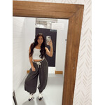 Star Patch Linen Joggers