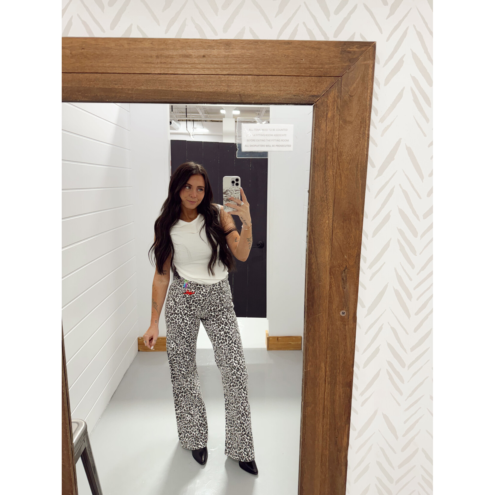 Leopard Print Wide Leg