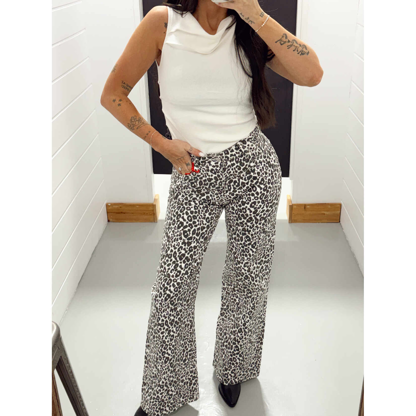 Leopard Print Wide Leg