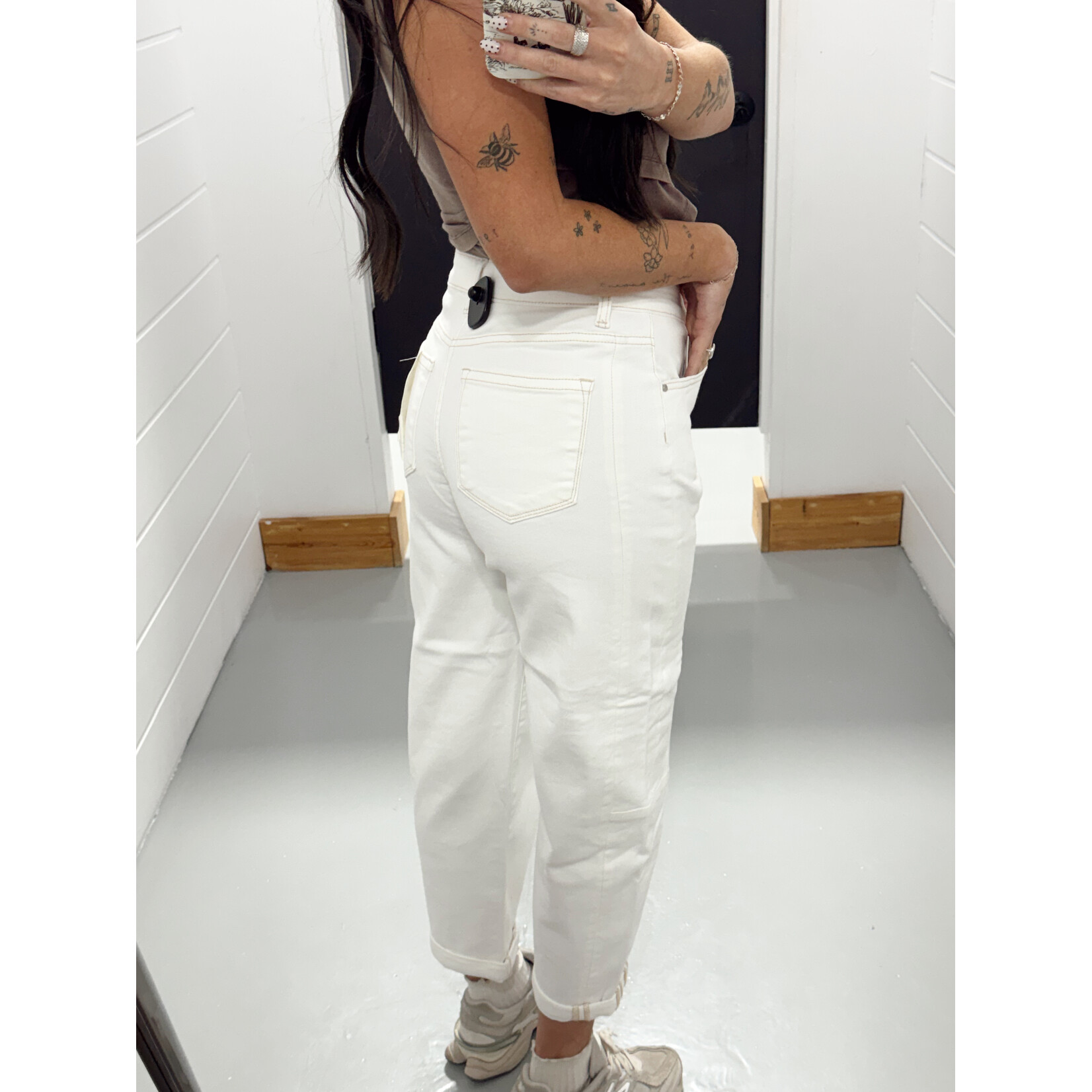 High Rise Barrel Jean