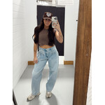 Mid Waist Barrel Leg