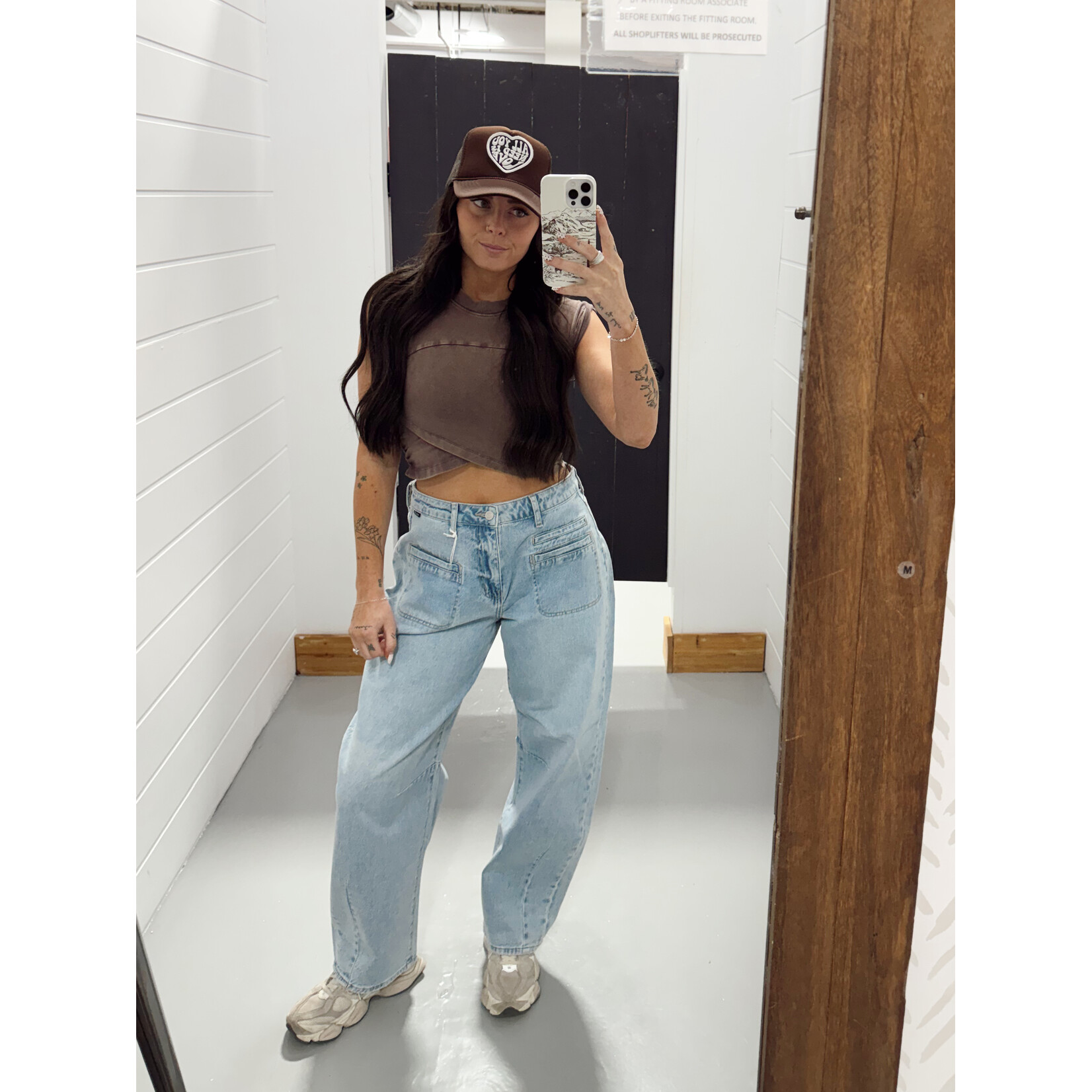 Mid Waist Barrel Leg