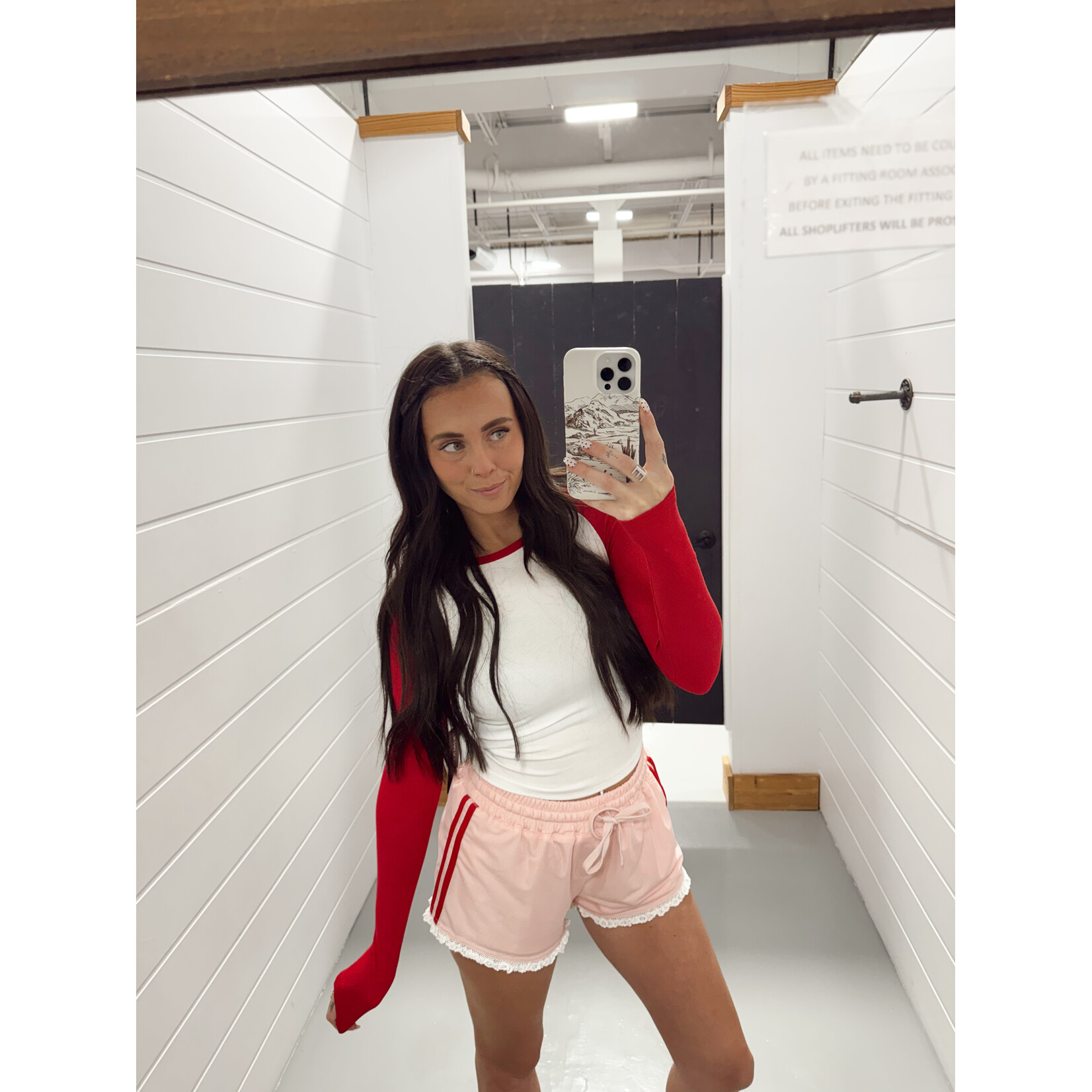 Kimberly Raglan Long Sleeve Tee