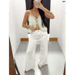 High Rise Palazzo Elastic Waistband