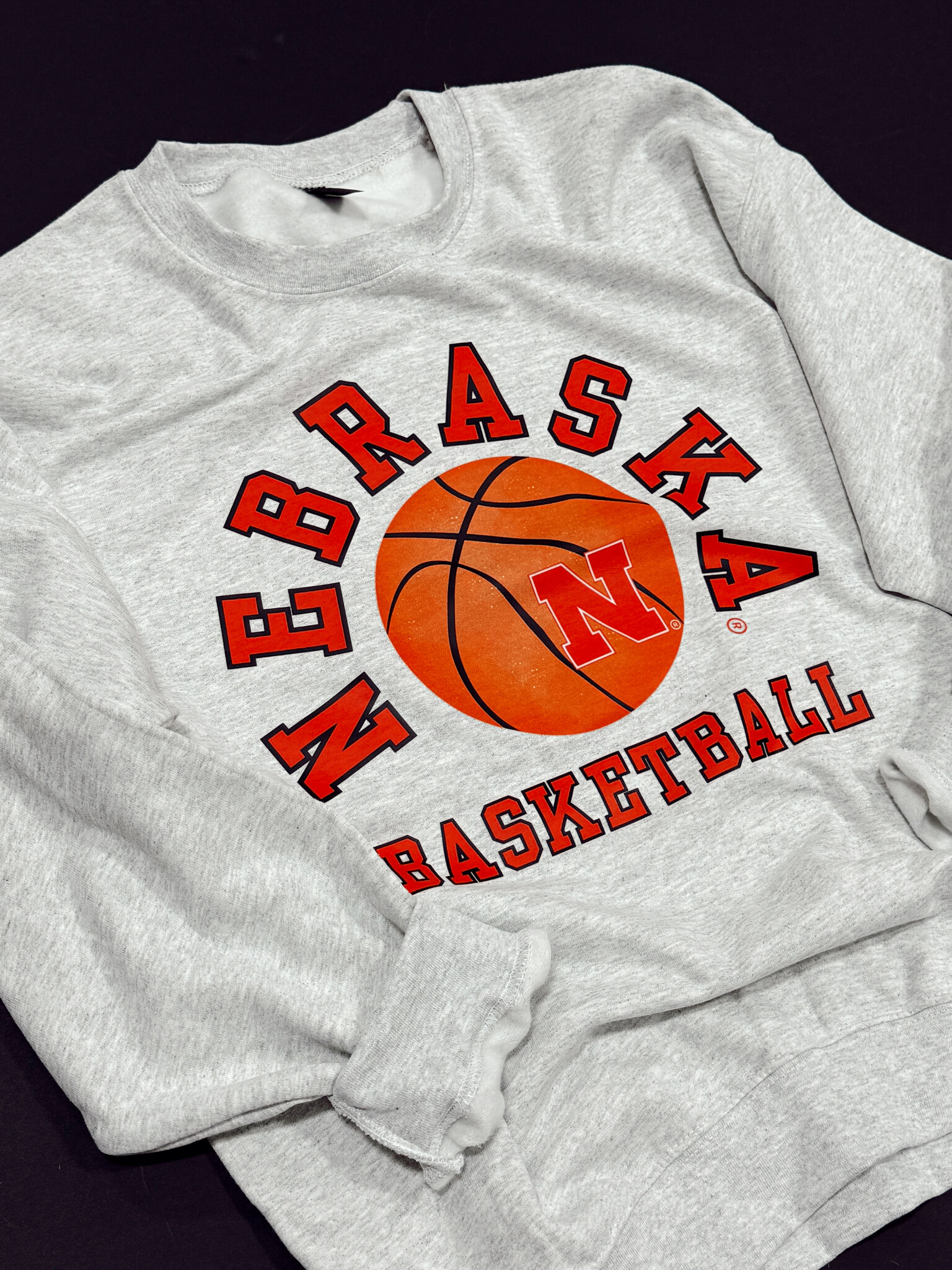 Nebraska Arch Basketball Crew - Ash & Ash Co