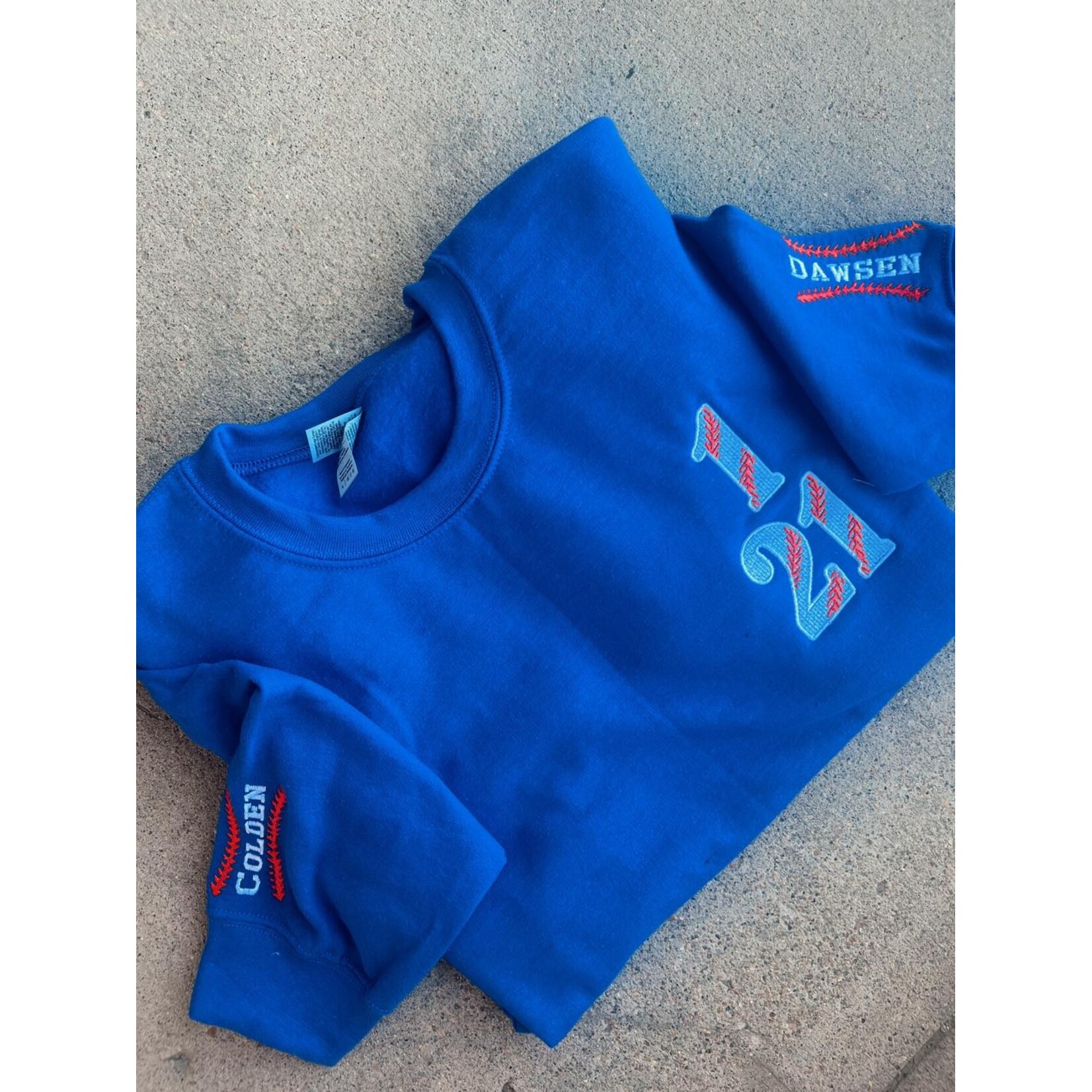 Gildan Custom Sports Emb. Crew