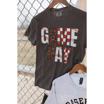 comfort colors Game Day Baseball Pattern Tee