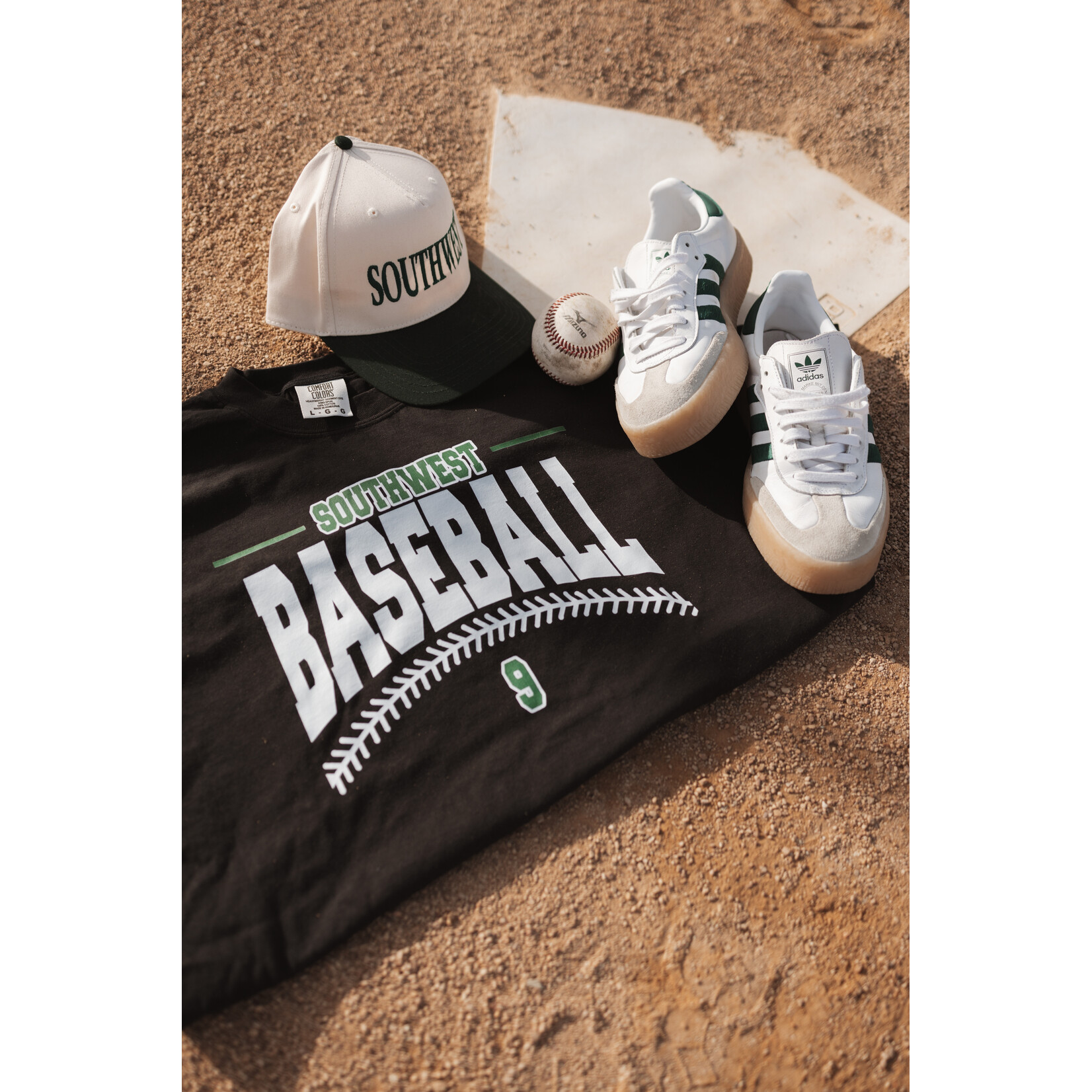 comfort colors Custom Curved Stitch Baseball/Softball Tee