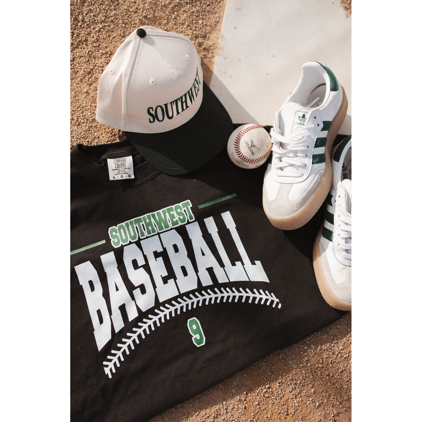 comfort colors Custom Curved Stitch Baseball/Softball Tee