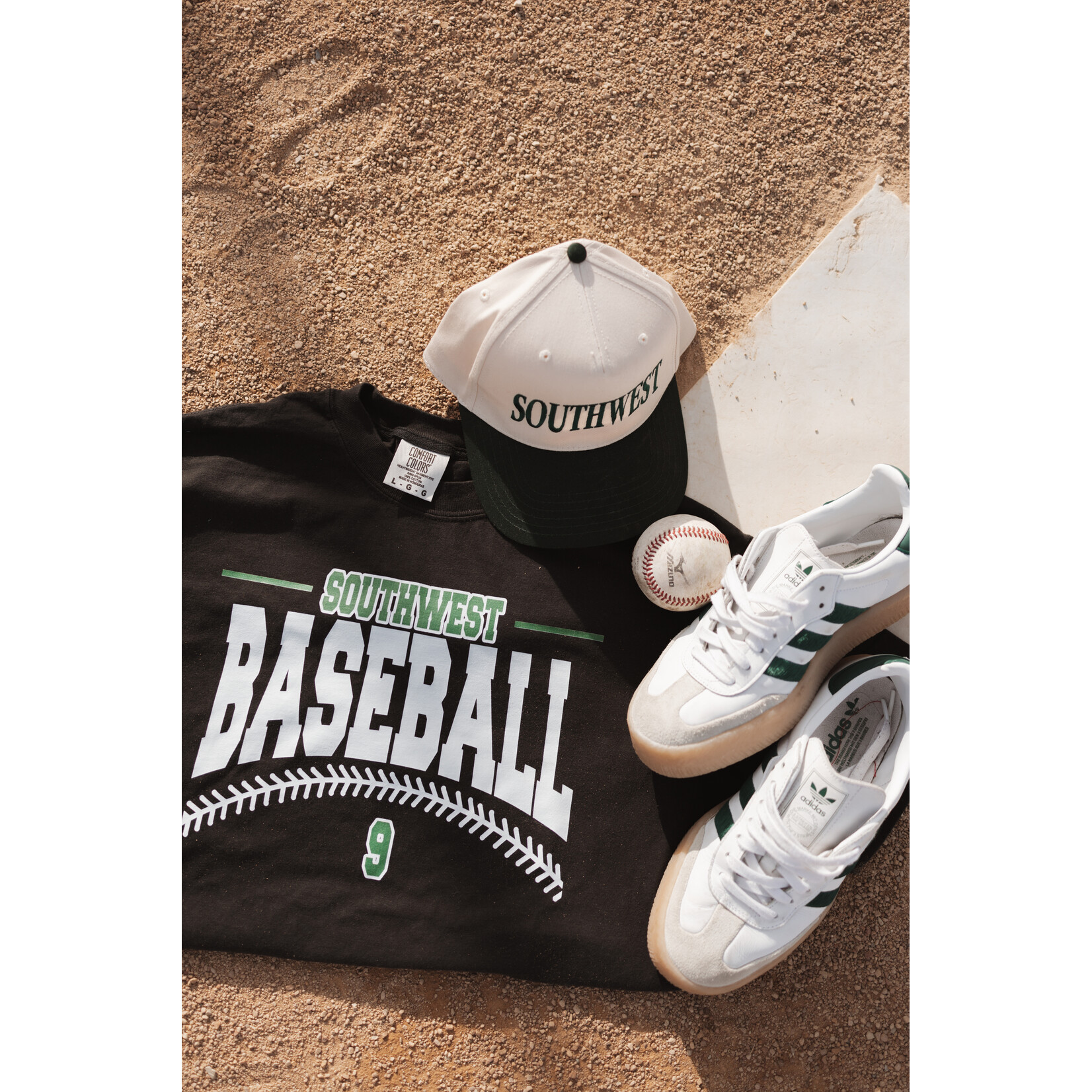 comfort colors Custom Curved Stitch Baseball/Softball Tee