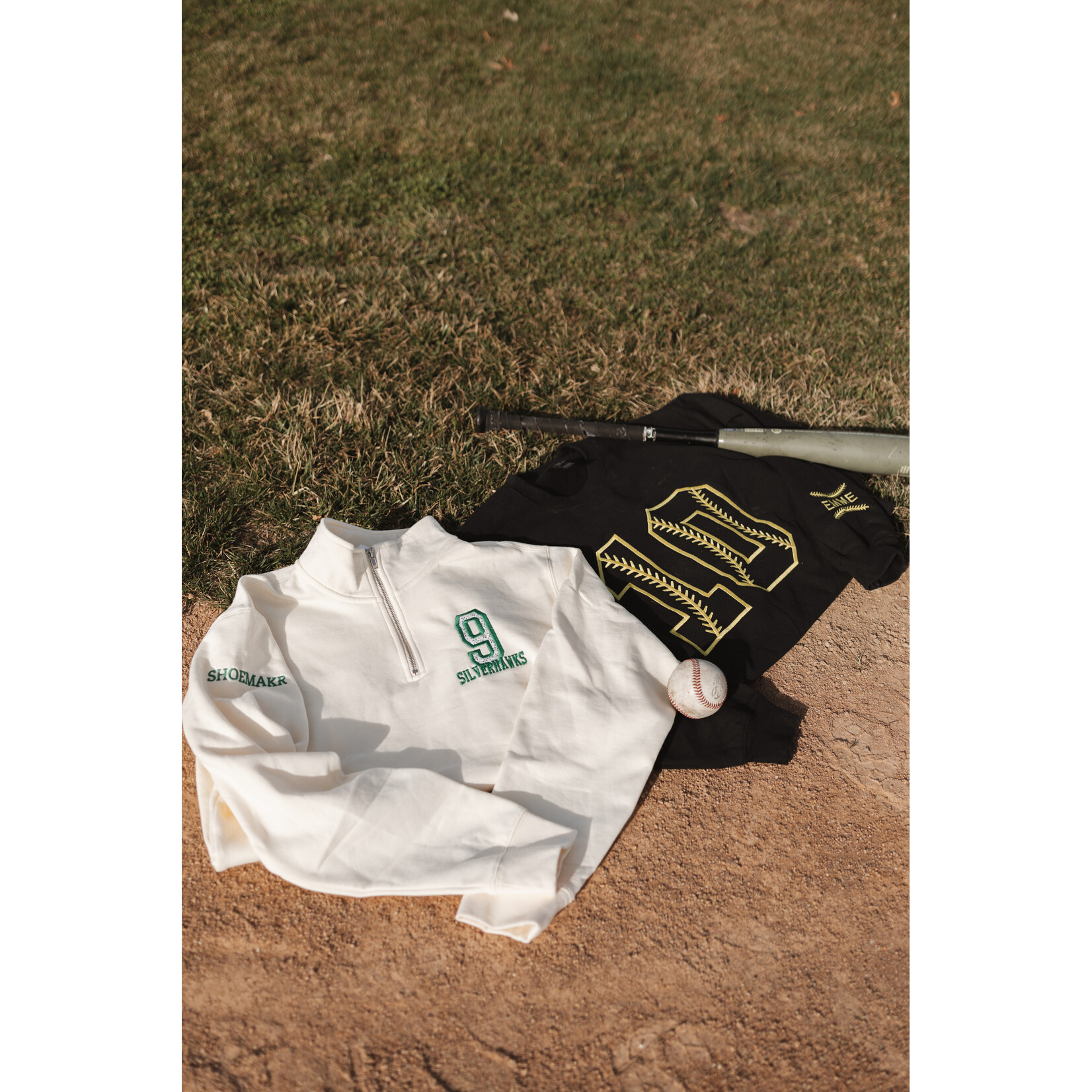 Independent Trading Co Custom Fabric Embroidered Quarter Zip