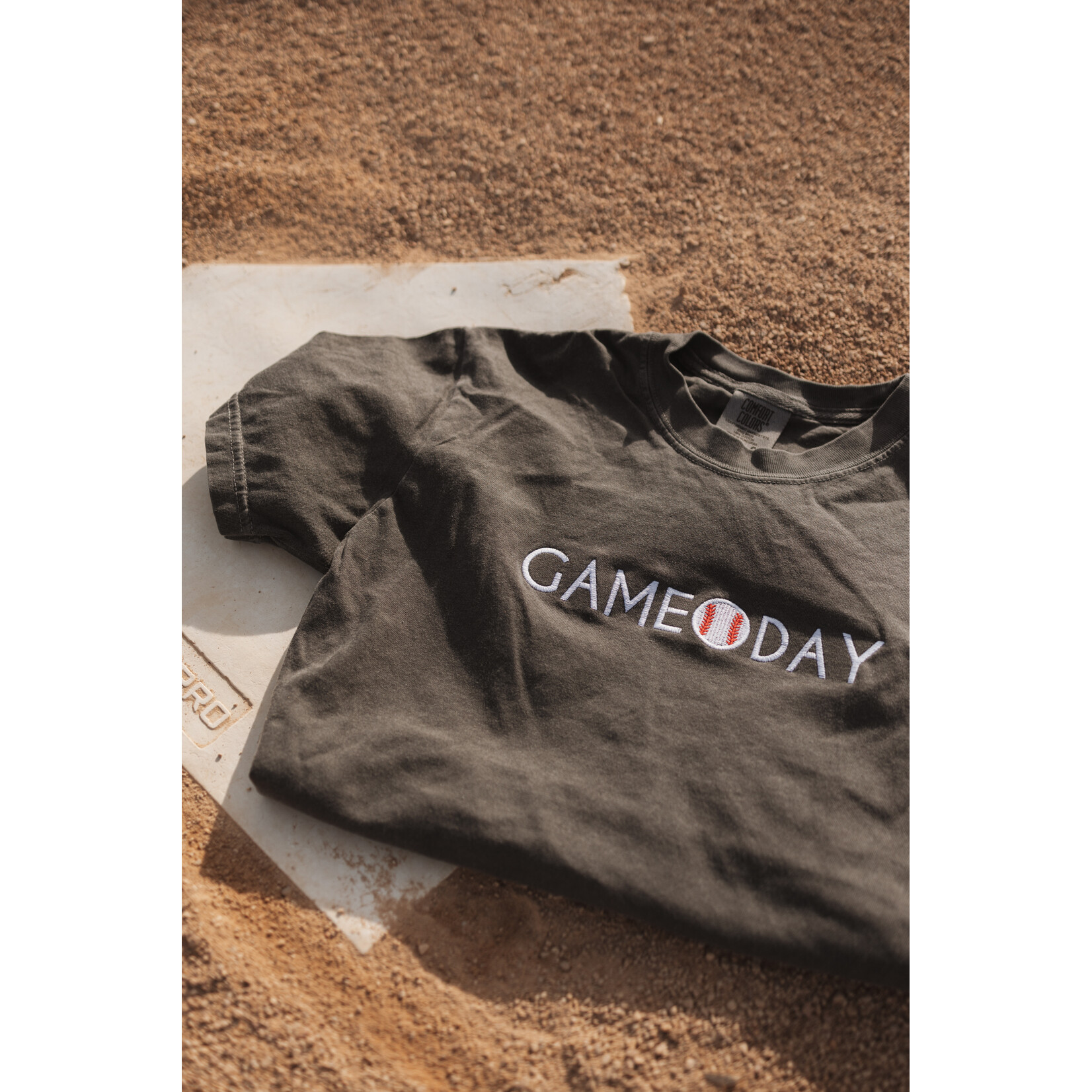 comfort colors Custom Game Day Embroidered Tee