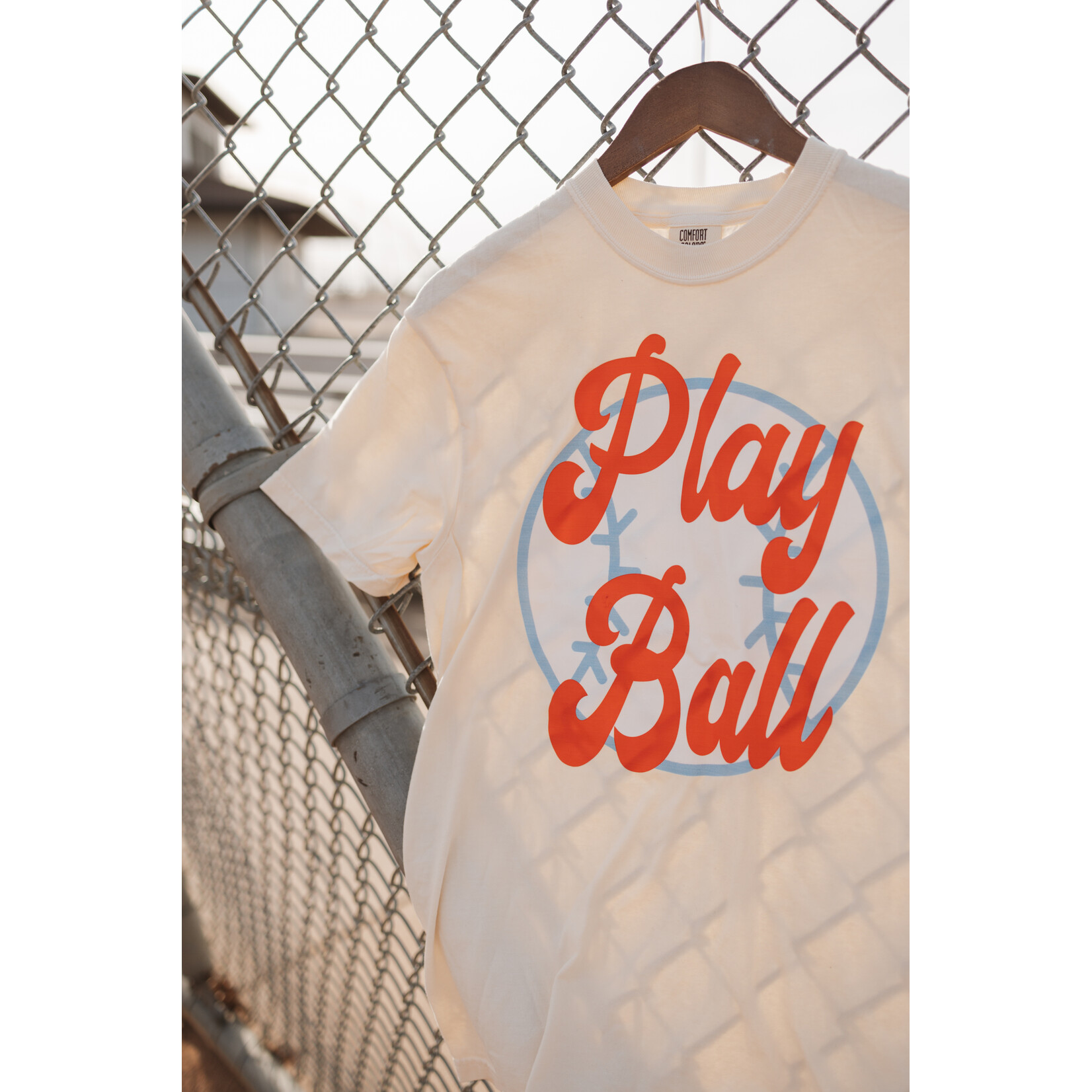 comfort colors Play Ball Baseball Tee