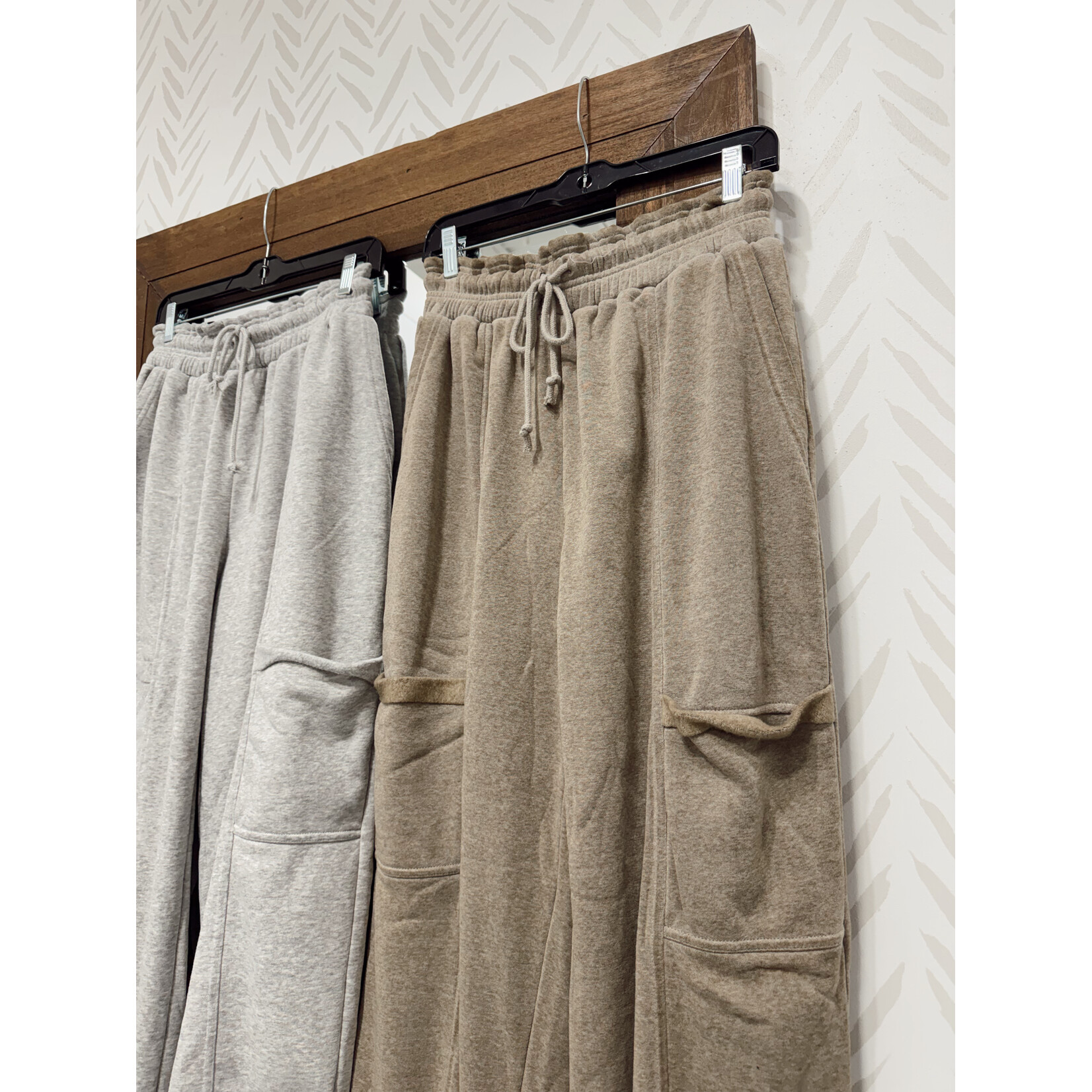 Ruffle Waist Burnout Jogger