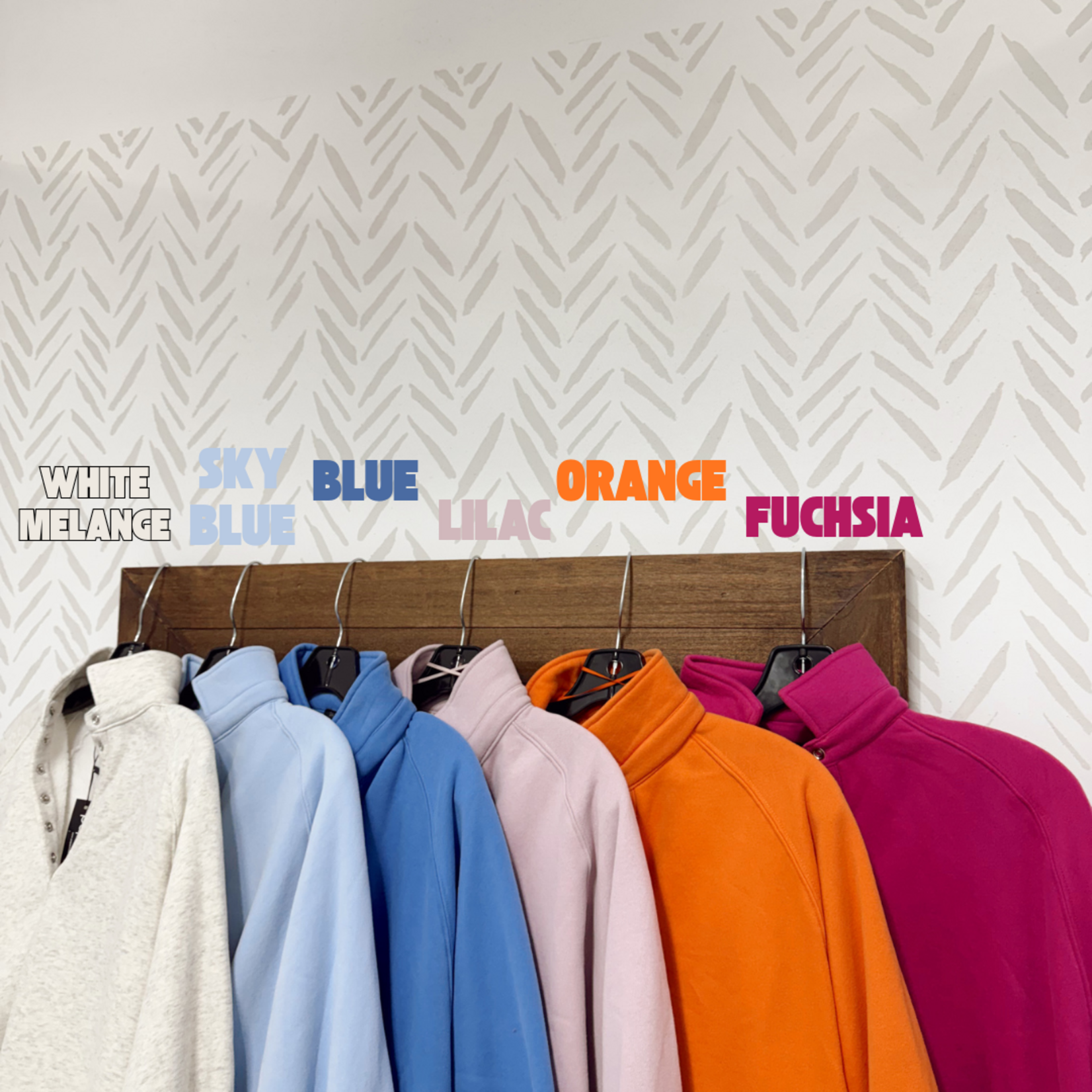 Snap Button Collared Sweater