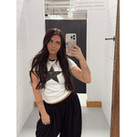 Contrast Star Baby Tee